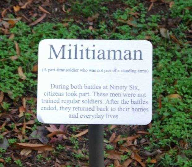 MILITIAMAN REVOLUTIONARY WAR MEMORIAL PLAQUE