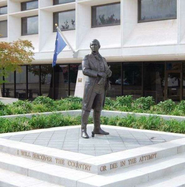 GENERAL NATHANAEL GREENE MEMORIAL STATUE
