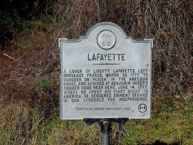LAFAYETTE WAR MEMORIAL MARKER
