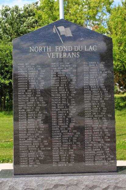 NORTH FOND DU LAC VETERANS MEMORIAL HONOR ROLL
