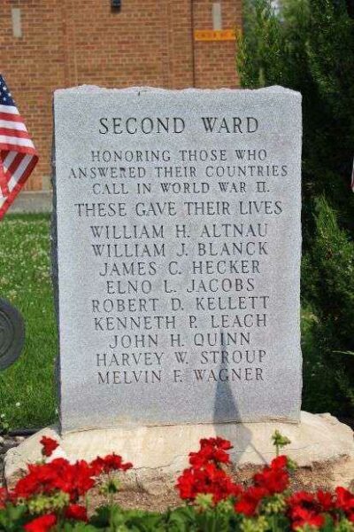 FOND DU LAC SECOND WAR WORLD WAR II VETERANS MEMORIAL