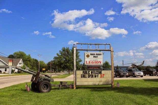 TRIER PUDDY POST AMERICAN LEGION MEMORIAL CANNON