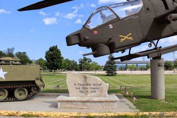 AMERICAN LEGION POST NO. 45 VETERANS MEMORIAL DEDICATION STONE