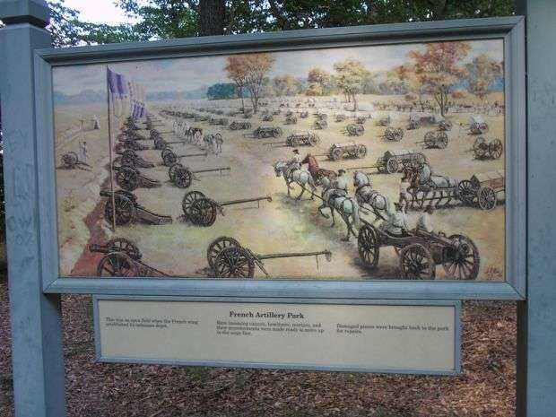 FRENCH ARTILLERY PARK REVOLUTIONARY WAR MEMORIAL MARKER