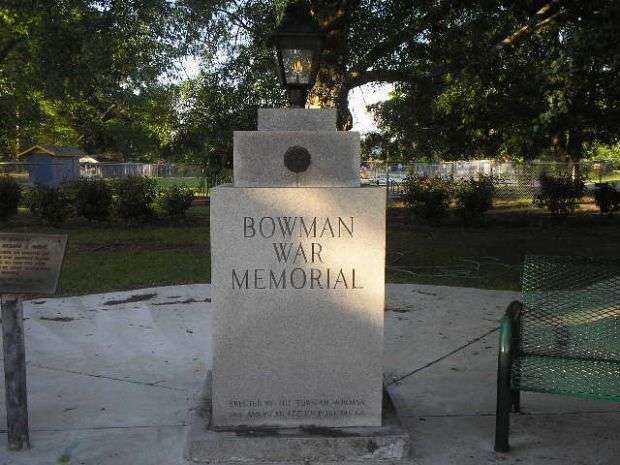BOWMAN ETERNAL FLAME WAR MEMORIAL