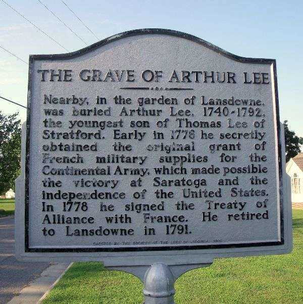 THE GRAVE OF ARTHUR LEE MEMORIAL MARKER