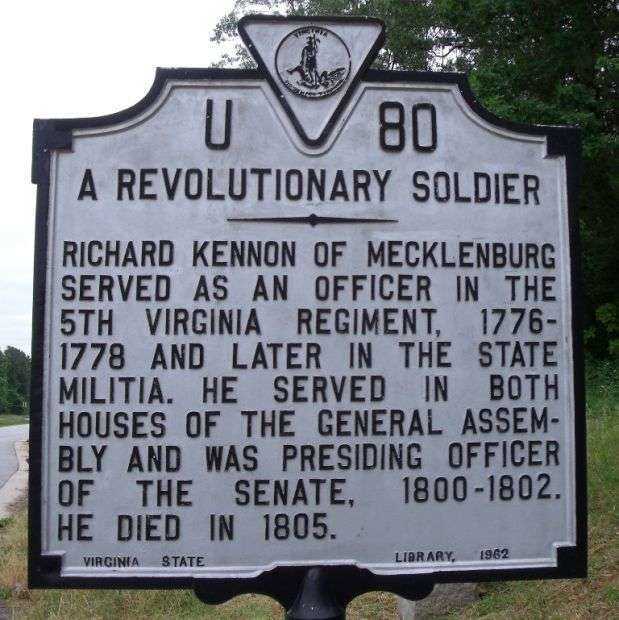 A REVOLUTIONARY SOLDIER MEMORIAL MARKER
