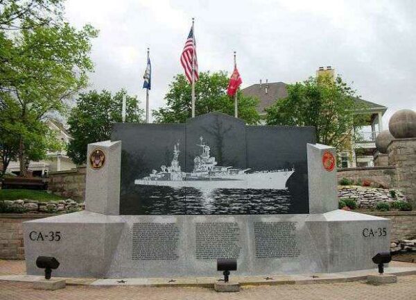 U.S.S. INDIANAPOLIS MEMORIAL FRONT