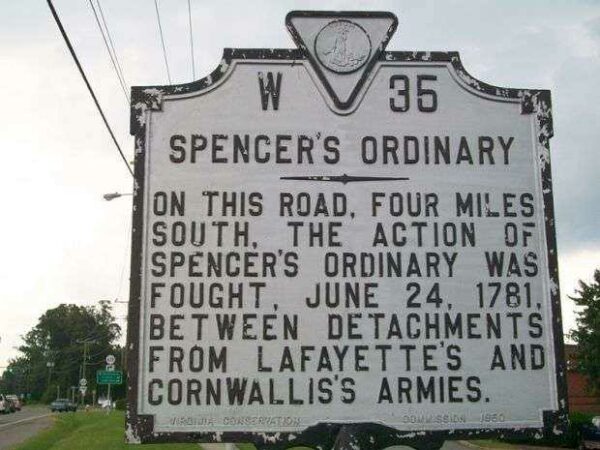 SPENCER’S ORDINARY REVOLUTIONARY WAR MEMORIAL MARKER