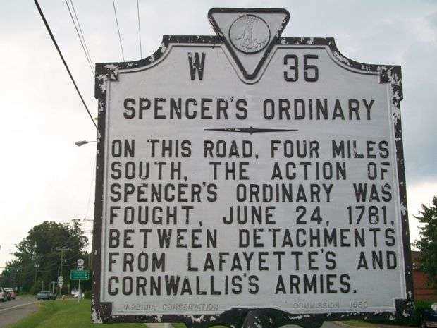 SPENCER’S ORDINARY REVOLUTIONARY WAR MEMORIAL MARKER