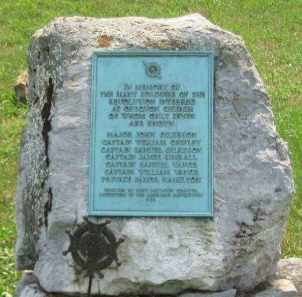 OPEQUON CHURCH REVOLUTIONARY WAR MEMORIAL