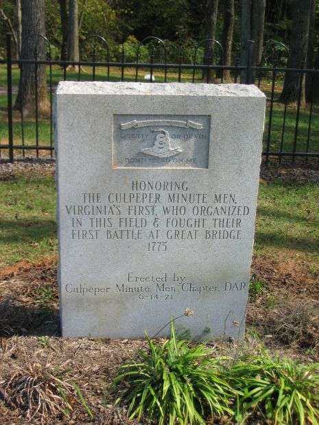 THE CULPEPER MINUTE MEN WAR MEMORIAL