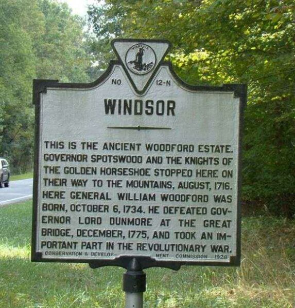 WINDSOR REVOLUTIONARY COMMANDER MEMORIAL MARKER