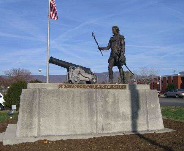 GEN. ANDREW LEWIS OF SALEM WAR MEMORIAL