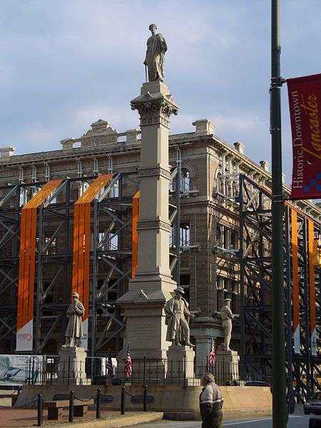 LANCASTER SOLDIERS AND SAILORS MONUMENT