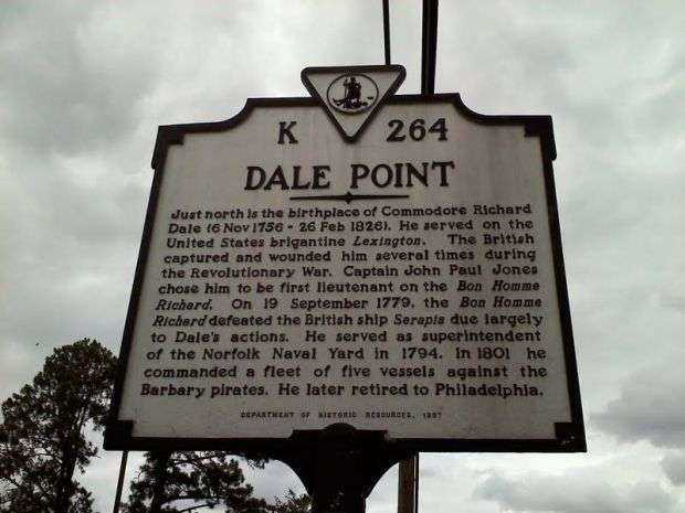 DALE POINT WAR MEMORIAL MARKER