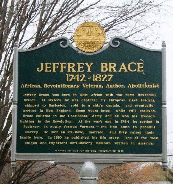 JEFFREY BRACE REVOLUTIONARY SOLDIER MEMORIAL MARKER