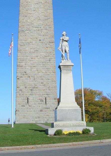 COLONEL SETH WARNER REVOLUTIONARY WAR MEMORIAL
