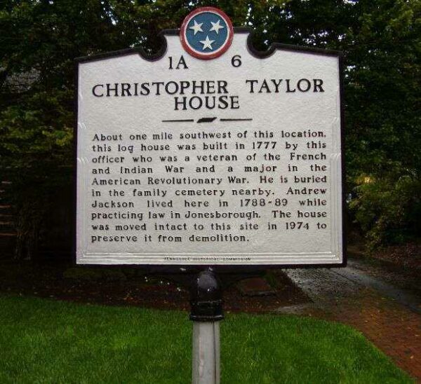 CHRISTOPHER TAYLOR HOUSE REVOLUTIONARY SOLDIER MEMORIAL MARKER