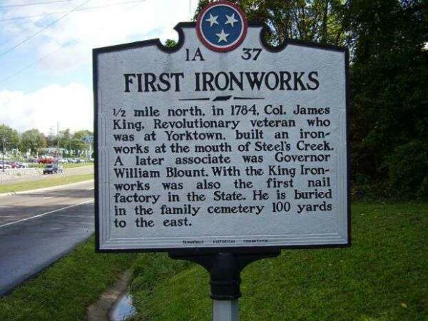 FIRST IRON WORKS REVOLUTIONARY SOLDIER MEMORIAL MARKER