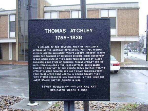 THOMAS ATCHLEY REVOLUTIONARY SOLDIER MEMORIAL MARKER