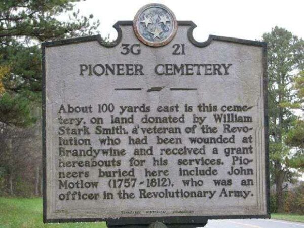 PIONEER CEMETERY REVOLUTIONARY SOLDIERS MEMORIAL MARKER