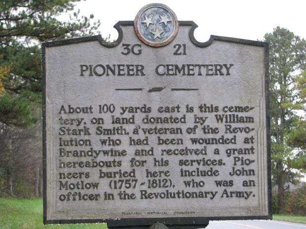 PIONEER CEMETERY REVOLUTIONARY SOLDIERS MEMORIAL MARKER