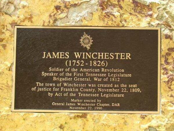 JAMES WINCHESTER WAR MEMORIAL PLAQUE