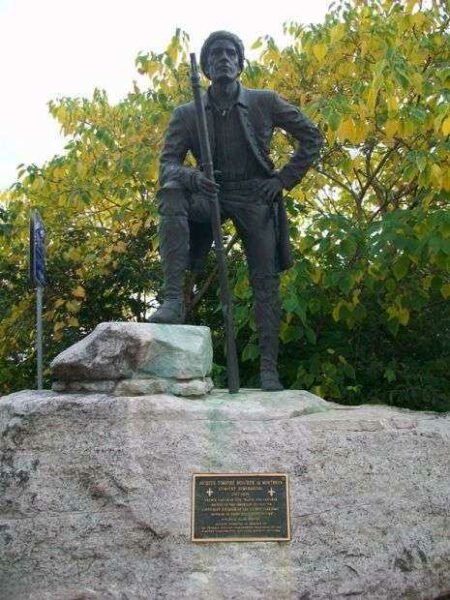 JACQUES TIMOTHE BOUCHER DE MONTBRUN REVOLUTIONARY SOLDIER MEMORIAL