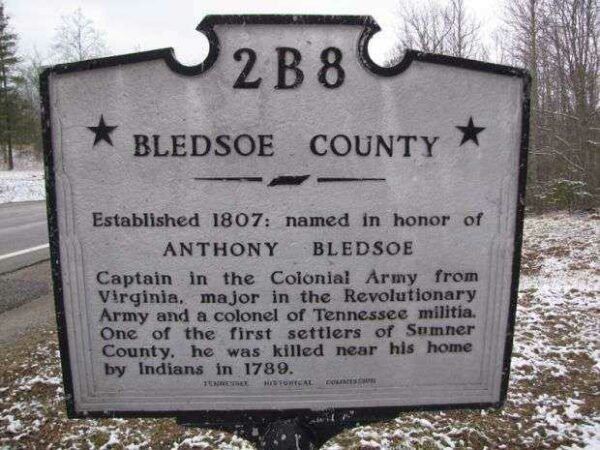 BLEDSOE COUNTY REVOLUTIONARY SOLDIER MEMORIAL MARKER