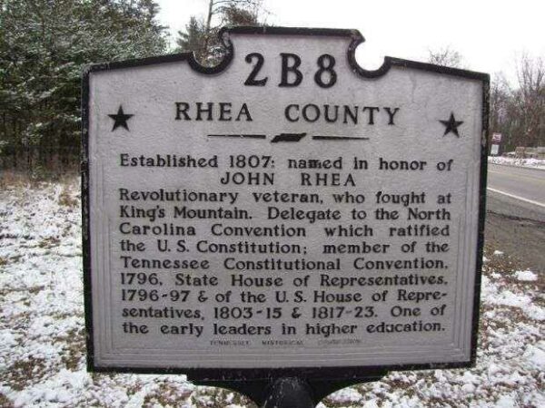 RHEA COUNTY REVOLUTIONARY SOLDIER MEMORIAL MARKER