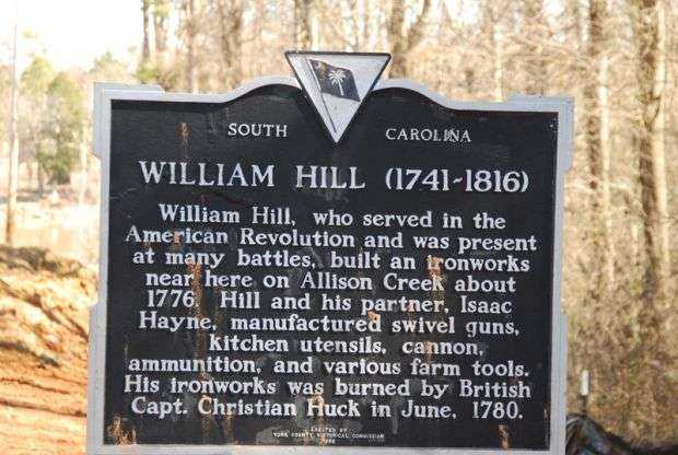 WILLIAM HILL (1741-1816) REVOLUTIONARY SOLDIER MEMORIAL MARKER