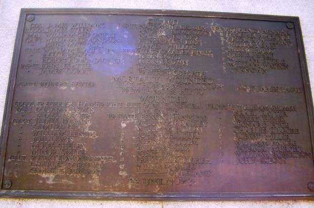 KING’S MOUNTAIN REVOLUTIONARY WAR MEMORIAL PLAQUE IV