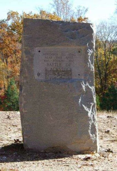 BATTLE OF BLACKSTOCK REVOLUTIONARY WAR MEMORIAL