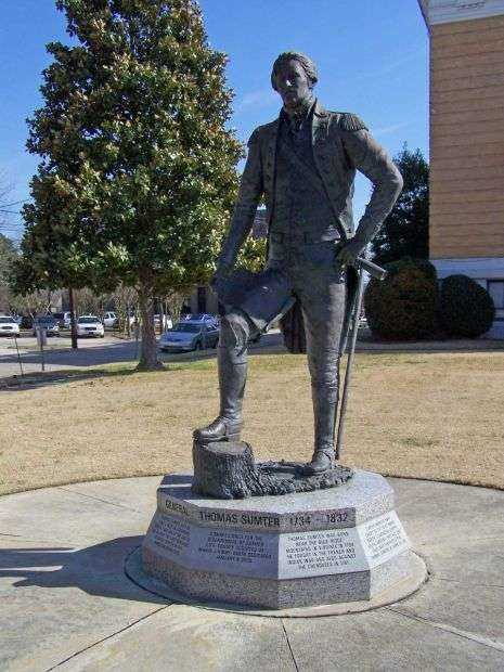 GENERAL THOMAS SUMTER 1734-1832 WAR MEMORIAL