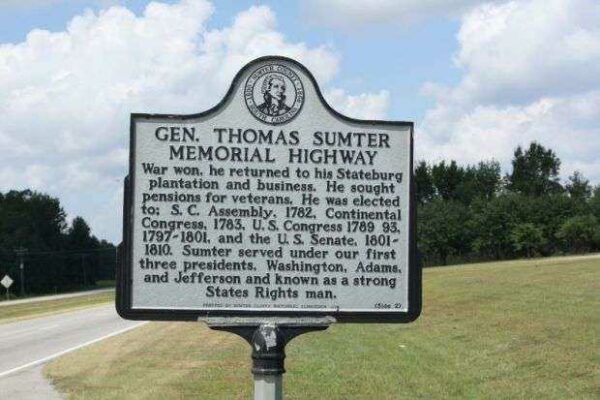 GEN. THOMAS SUMTER MEMORIAL HIGHWAY SIDE 2