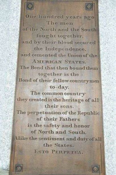 DANIEL MORGAN REVOLUTIONARY WAR MEMORIAL PLAQUE III