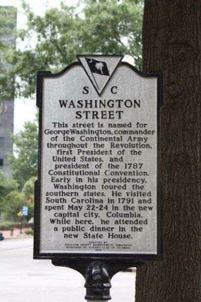 WASHINGTON STREET REVOLUTIONARY WAR MEMORIAL MARKER