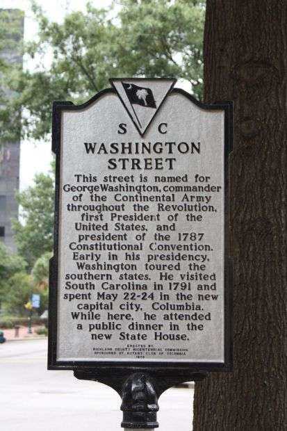 WASHINGTON STREET REVOLUTIONARY WAR MEMORIAL MARKER