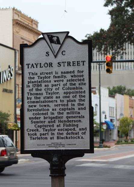 TAYLOR STREET REVOLUTIONARY WAR MEMORIAL MARKER