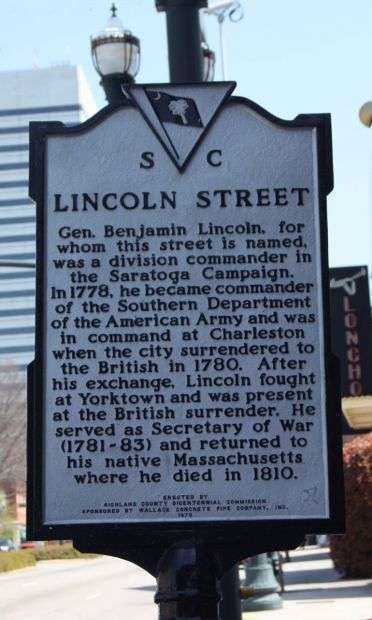 LINCOLN STREET REVOLUTIONARY WAR MEMORIAL MARKER