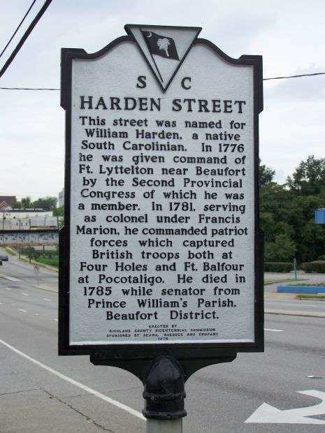 HARDEN STREET REVOLUTIONARY WAR MEMORIAL MARKER