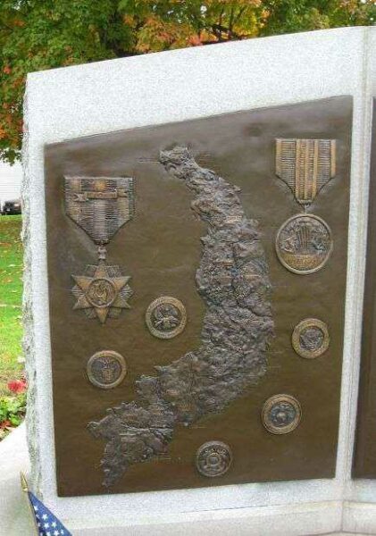 DANBURY AREA VIETNAM WAR MEMORIAL PLAQUE B