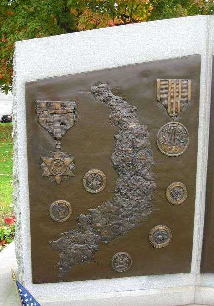 DANBURY AREA VIETNAM WAR MEMORIAL PLAQUE B