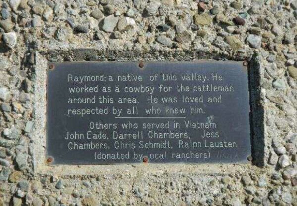 SGT. RAYMOND F. EADE WAR MEMORIAL PLAQUE B