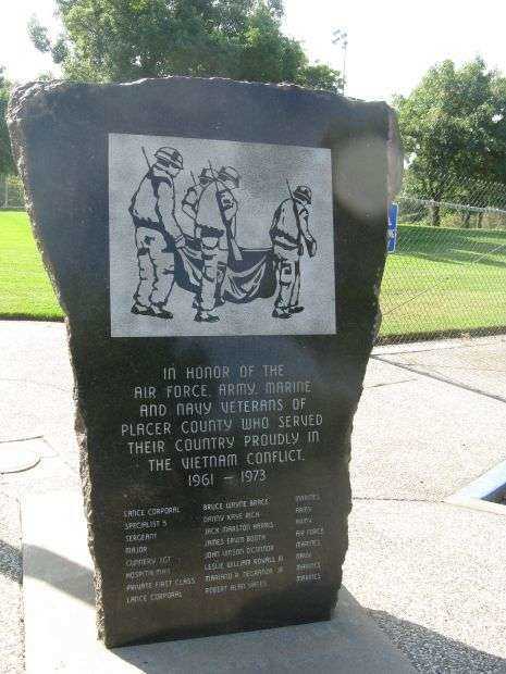 PLACER COUNTY VIETNAM WAR MEMORIAL