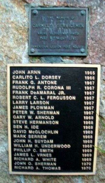 CARMEL’S VIETNAM WAR MEMORIAL