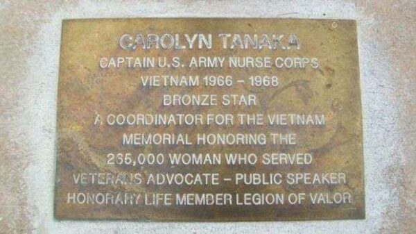 FRESNO CORRIDOR OF FLAGS VETERANS MEMORIAL PLAQUE XI