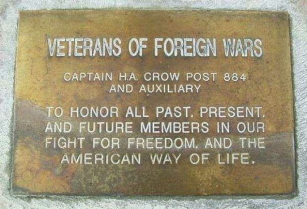 FRESNO CORRIDOR OF FLAGS VETERANS MEMORIAL PLAQUE III