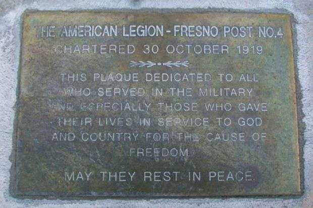 FRESNO CORRIDOR OF FLAGS VETERANS MEMORIAL PLAQUE II